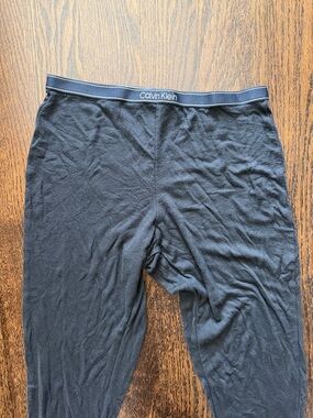 Calvin Klein sleepwear, ribbed leggings, small black